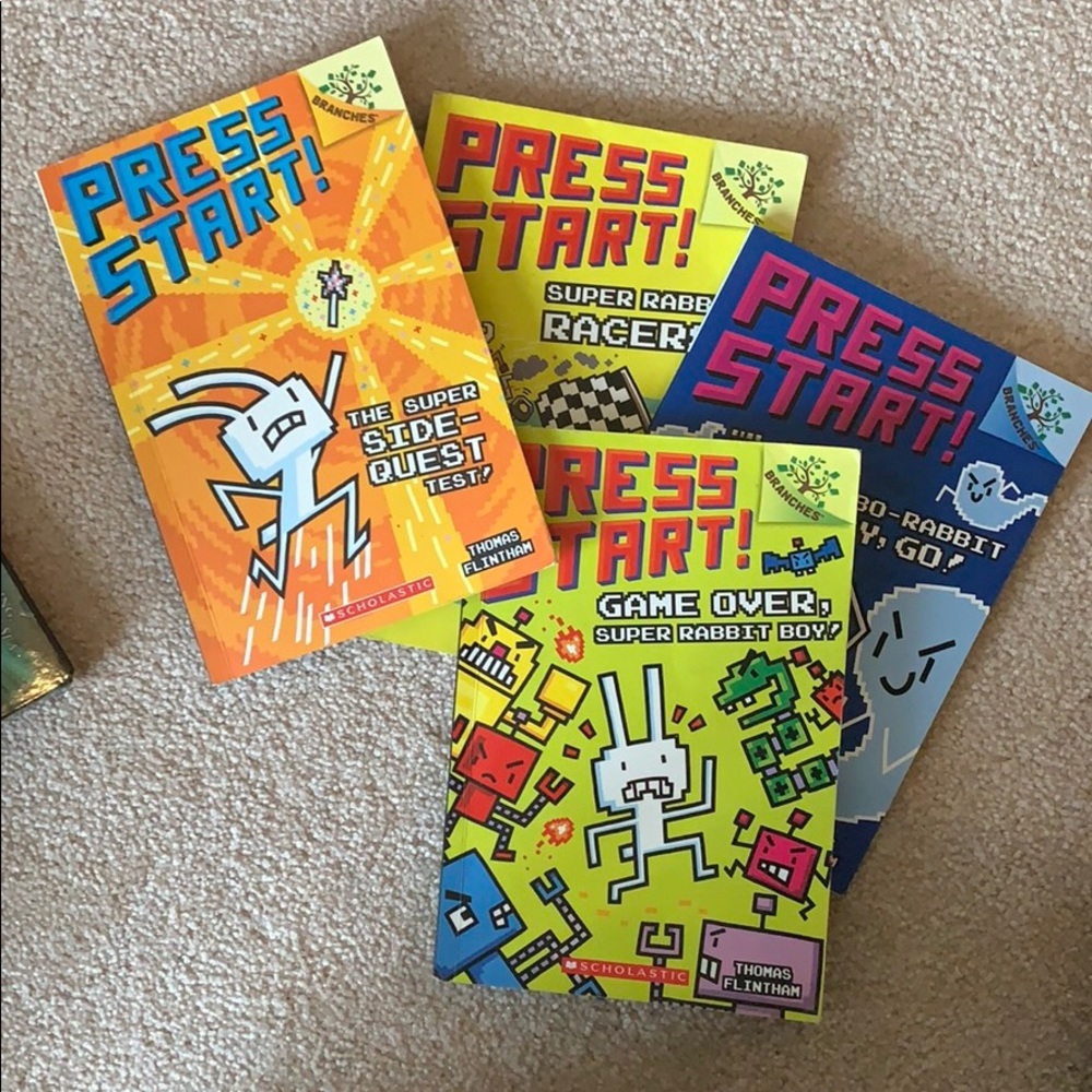 Press Start Book  Bundle 📕📗📒📘